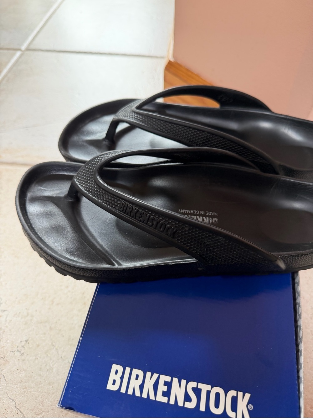Black Birkenstock Honolulu Eva Flip Flop - Picture 5 of 7